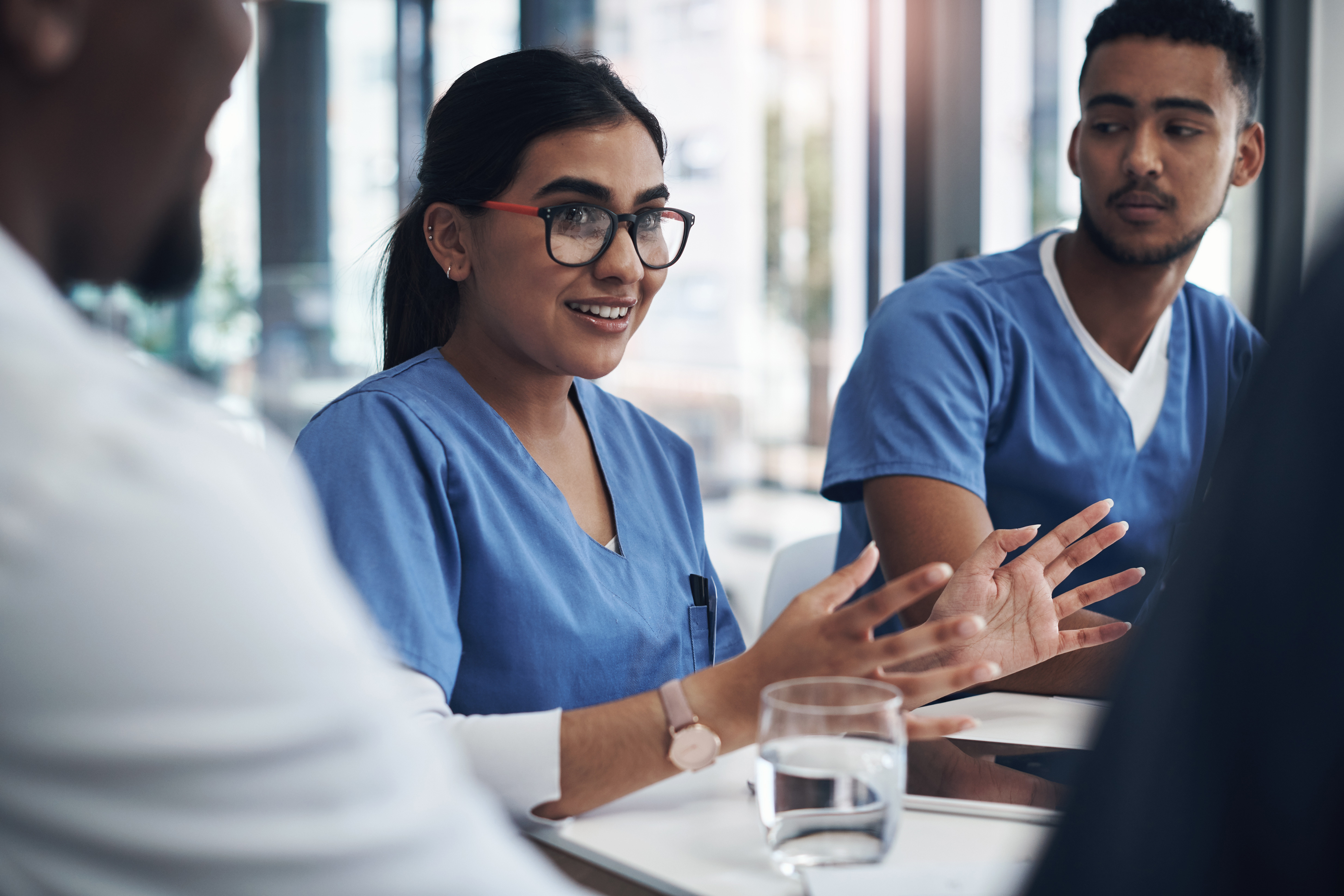 Medical team in a meeting